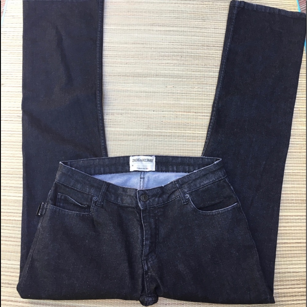 Zadig & Voltaire Boot Cut Jeans Softly Worn Sz 27